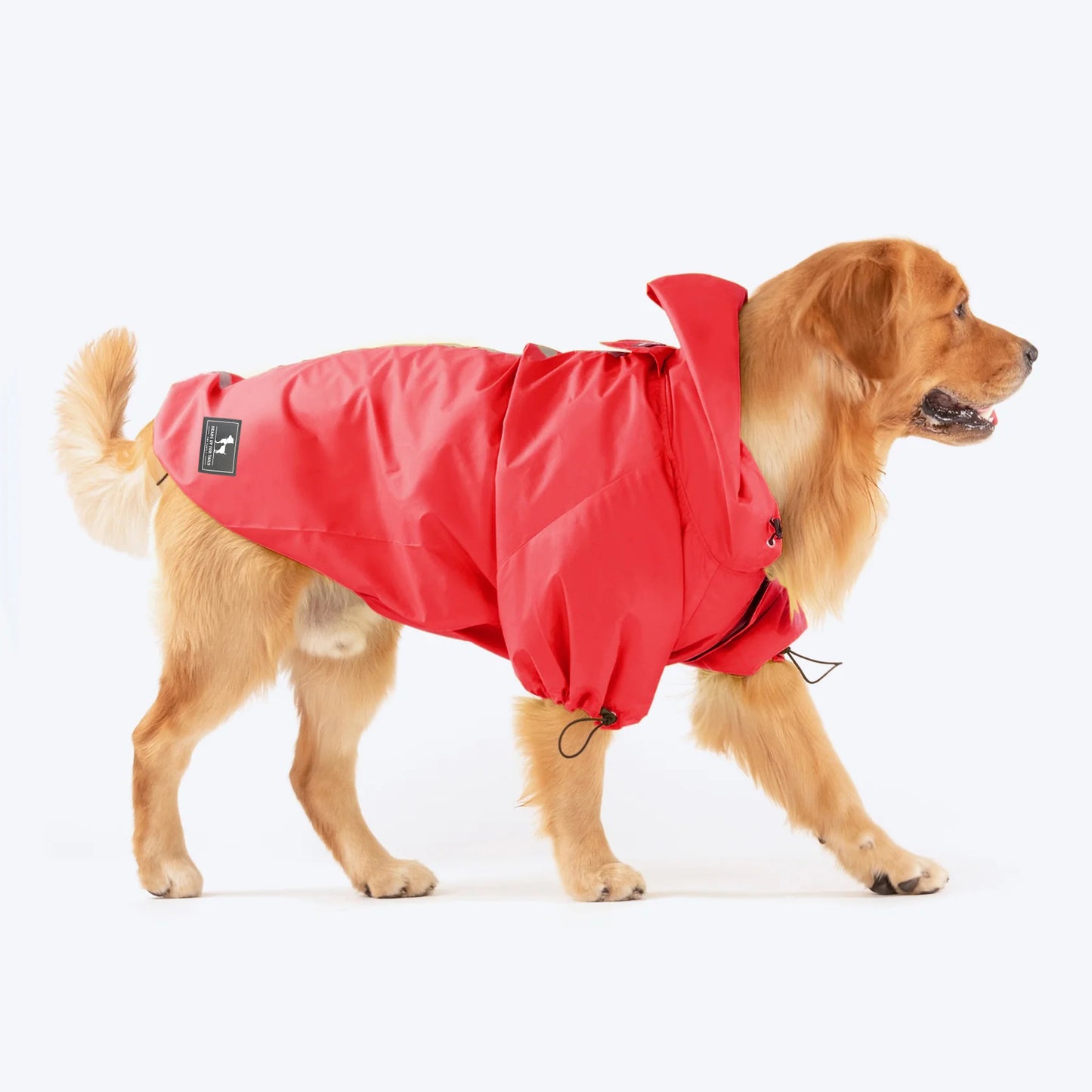 HUFT Magical Mist Dog Raincoat - Red - Heads Up For Tails