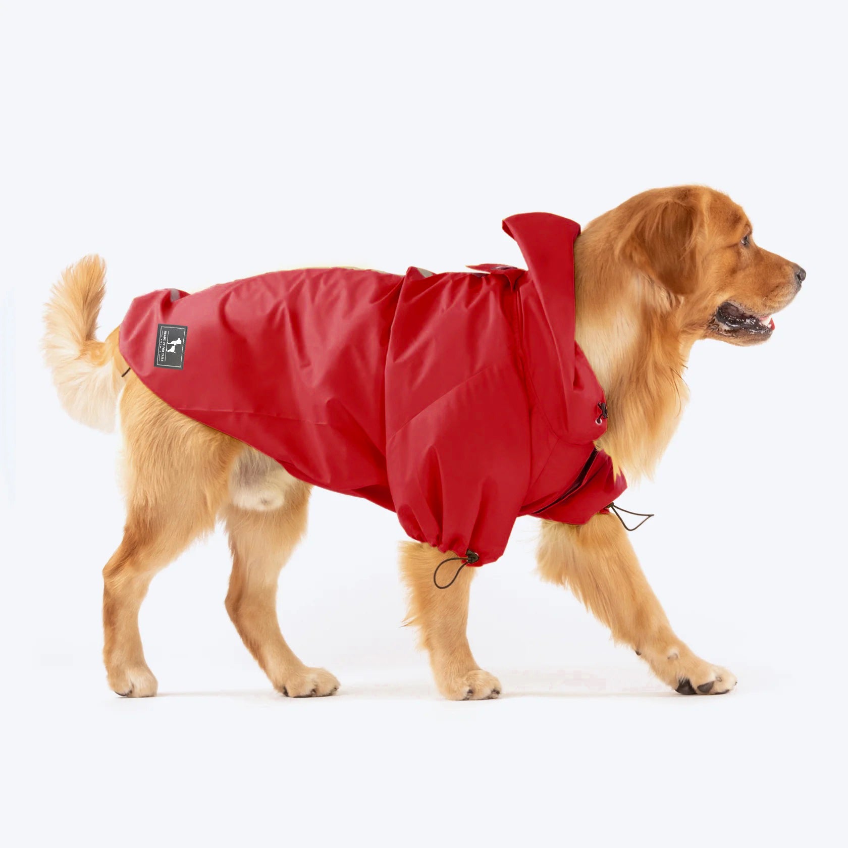 HUFT Magical Mist Dog Raincoat - Red - Heads Up For Tails