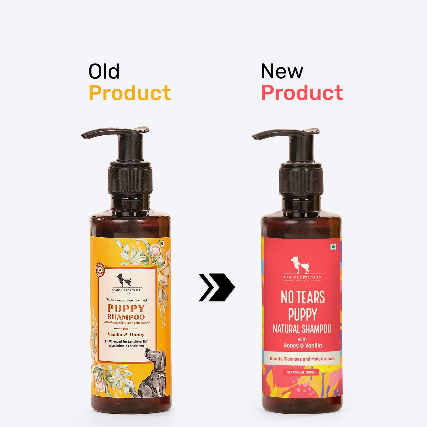 HUFT Natural Shampoo for Puppy and Kitten - Vanilla & Honey - Heads Up For Tails
