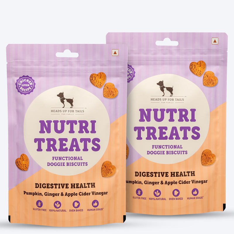 HUFT Nutri Treats For Dogs - Digestive Health - 150 g - Heads Up For Tails