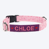 HUFT Personalised Soft Love Fabric Collar For Dogs With Free Bow Tie For Dogs - Heads Up For Tails