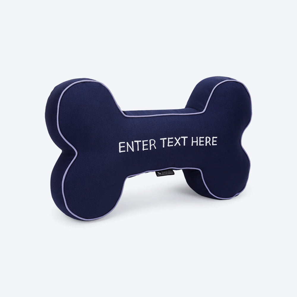 HUFT Personalised Bone Cushion- Navy_08