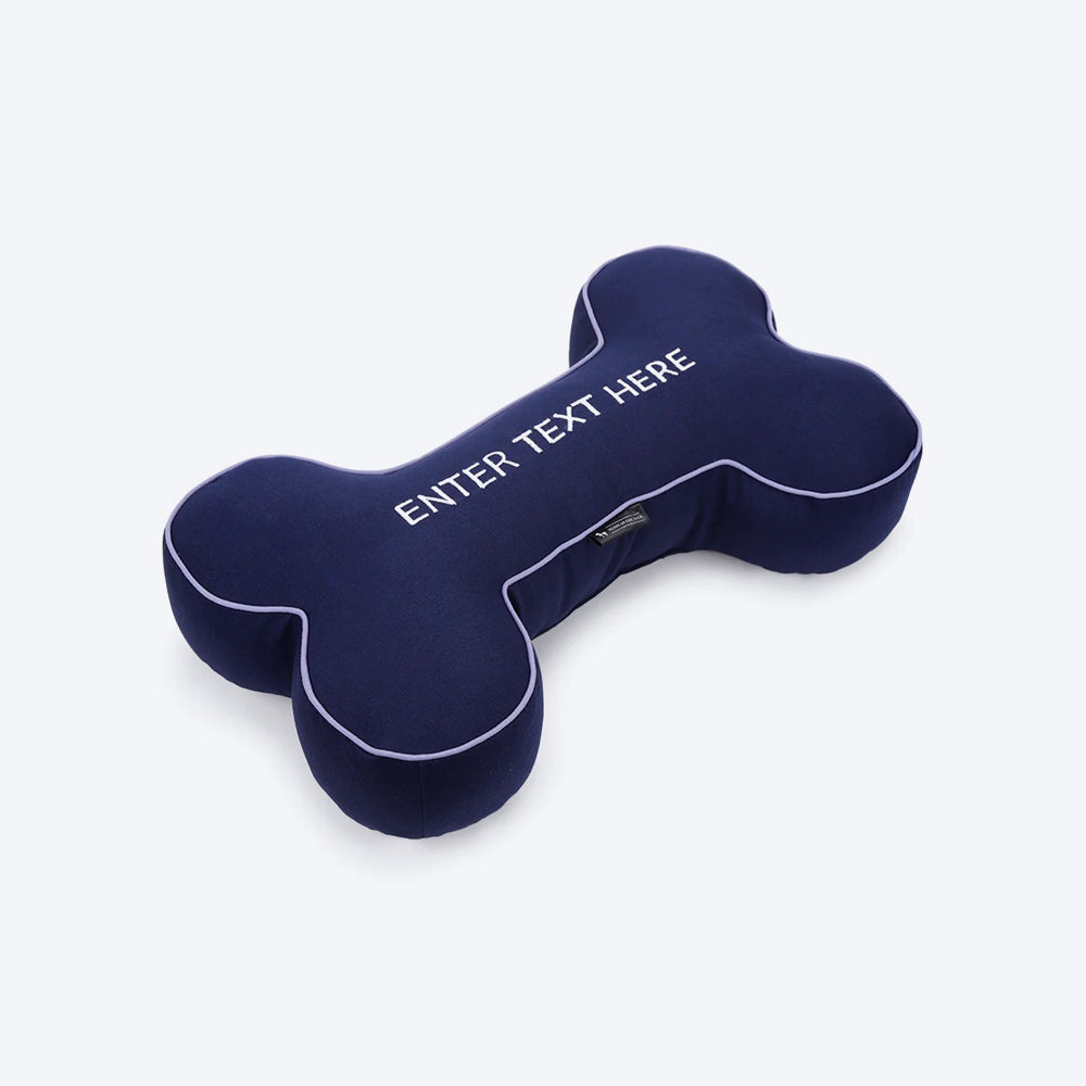 HUFT Personalised Bone Cushion- Navy_02