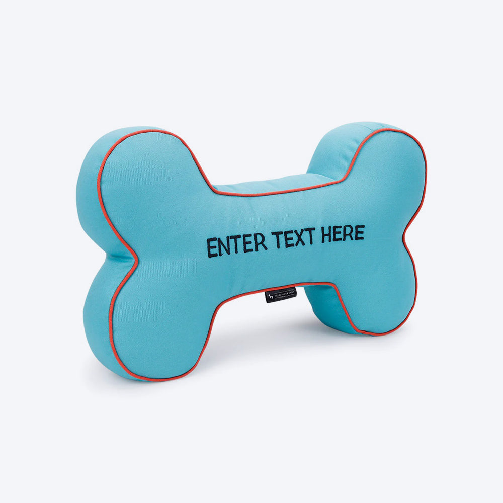 HUFT Personalised Bone Cushion- Turquoise_08