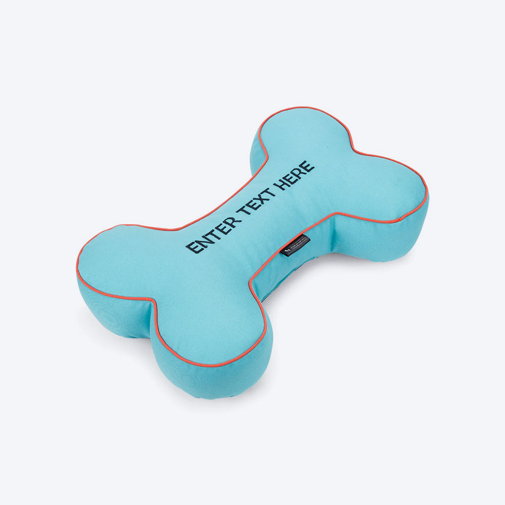 HUFT Personalised Bone Cushion- Turquoise_02