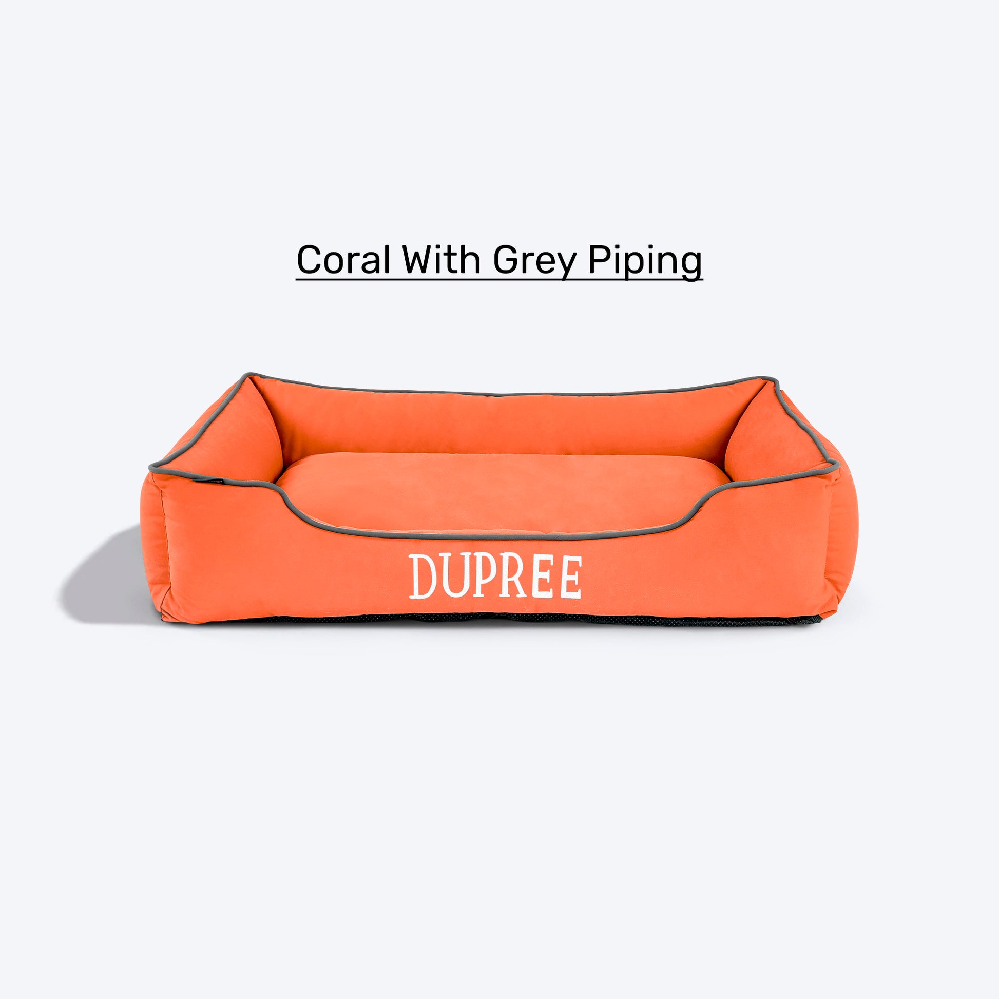 HUFT Personalised Lounger Dog Bed - Available in multiple colors (Free Cushion) - Heads Up For Tails