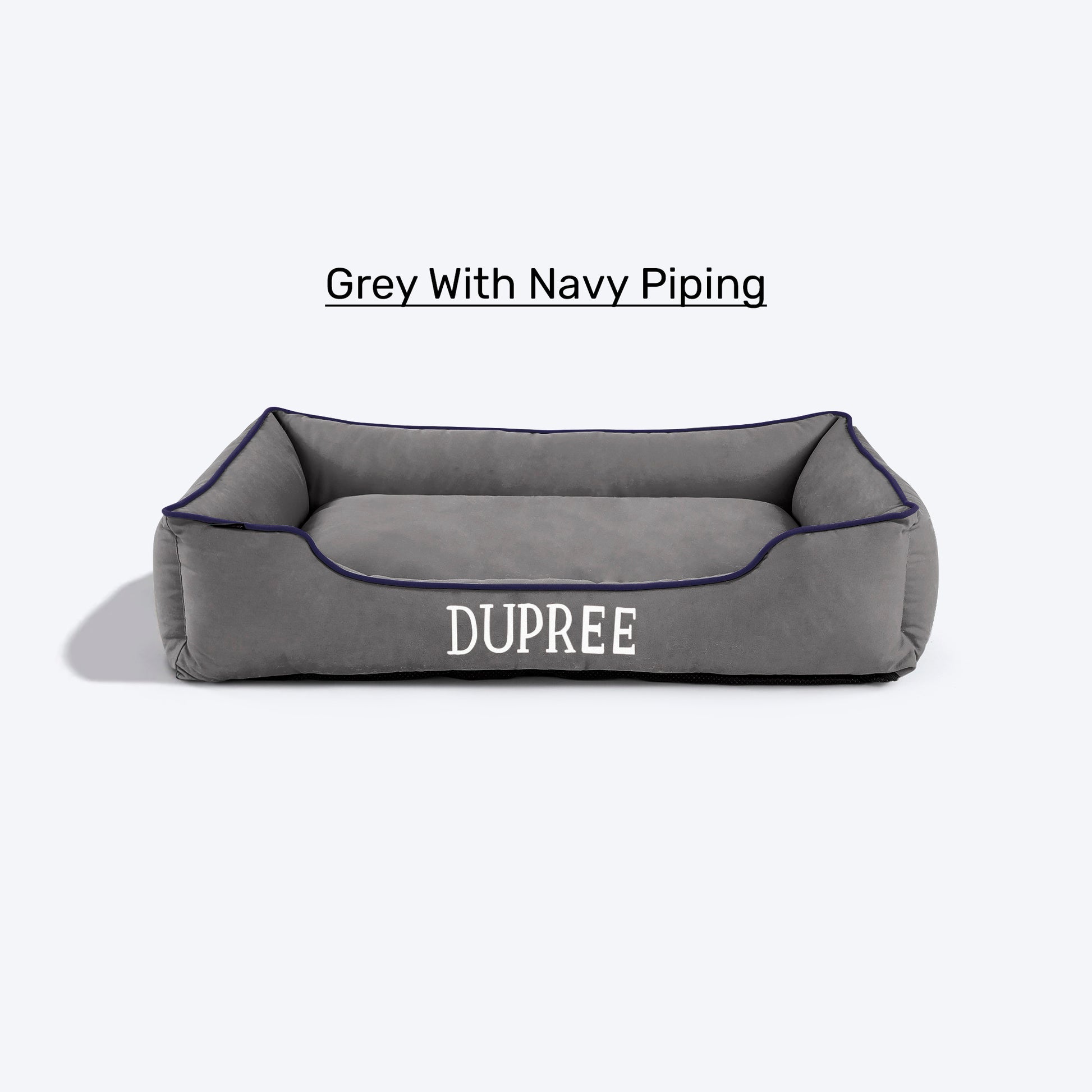 HUFT Personalised Lounger Dog Bed - Available in multiple colors (Free Cushion) - Heads Up For Tails