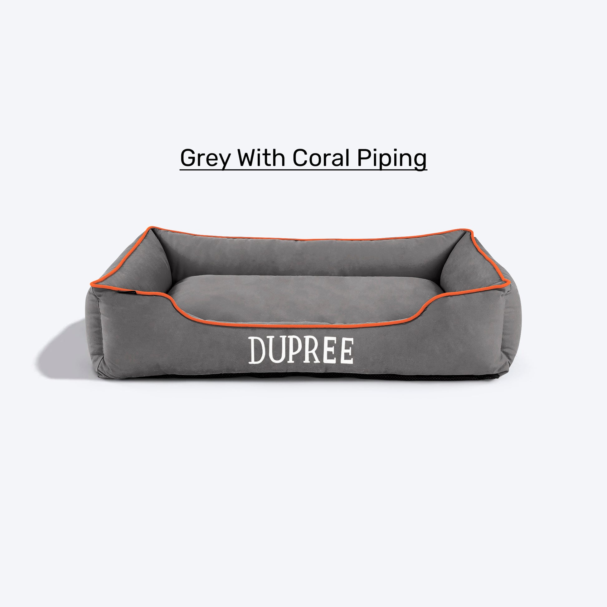 HUFT Personalised Lounger Dog Bed - Available in multiple colors (Free Cushion) - Heads Up For Tails