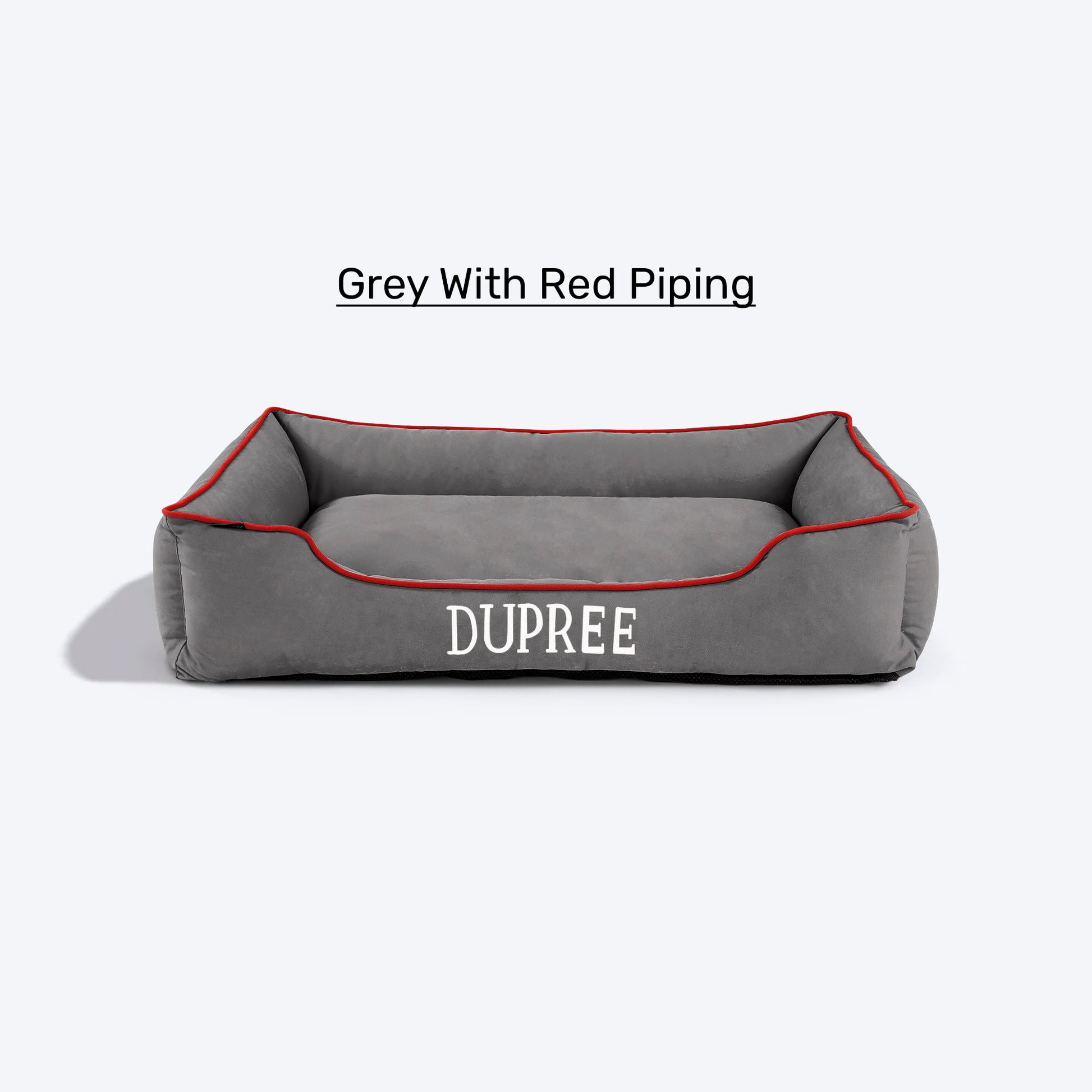 HUFT Personalised Lounger Dog Bed - Available in multiple colors (Free Cushion) - Heads Up For Tails