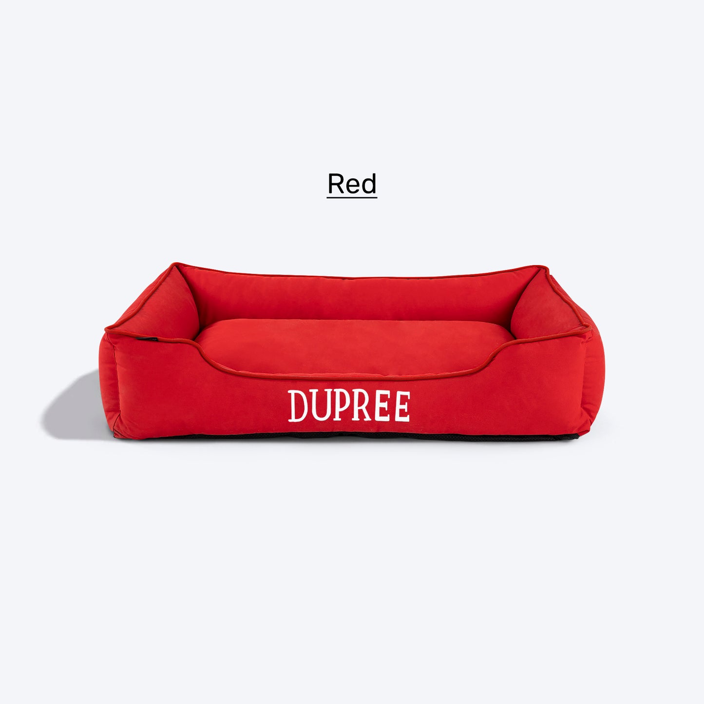HUFT Personalised Lounger Dog Bed - Available in multiple colors (Free Cushion) - Heads Up For Tails