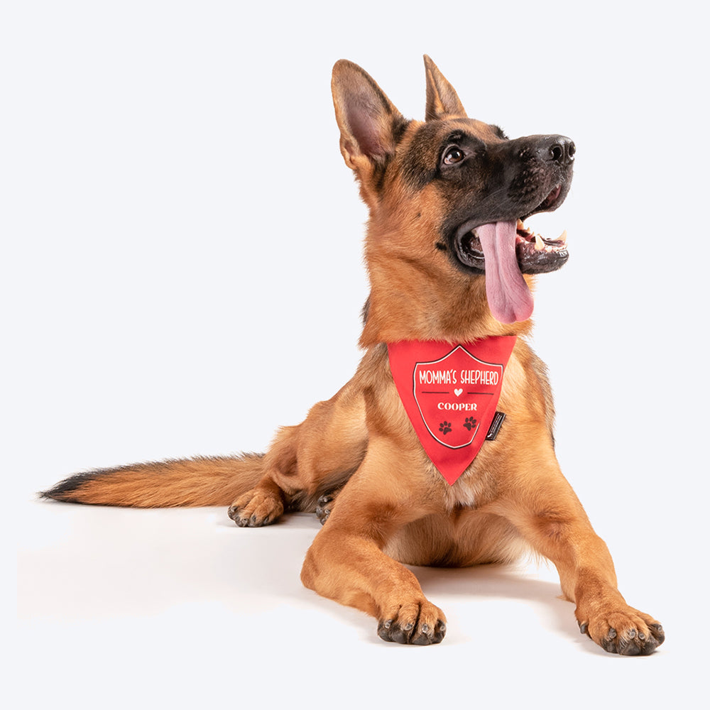 HUFT Personalised Mommas Shepherd (Pet's Name) Bandana - Heads Up For Tails