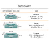 HUFT Personalised Warm Hug Orthopedic Sofa Bed For Dog - Blue - Heads Up For Tails