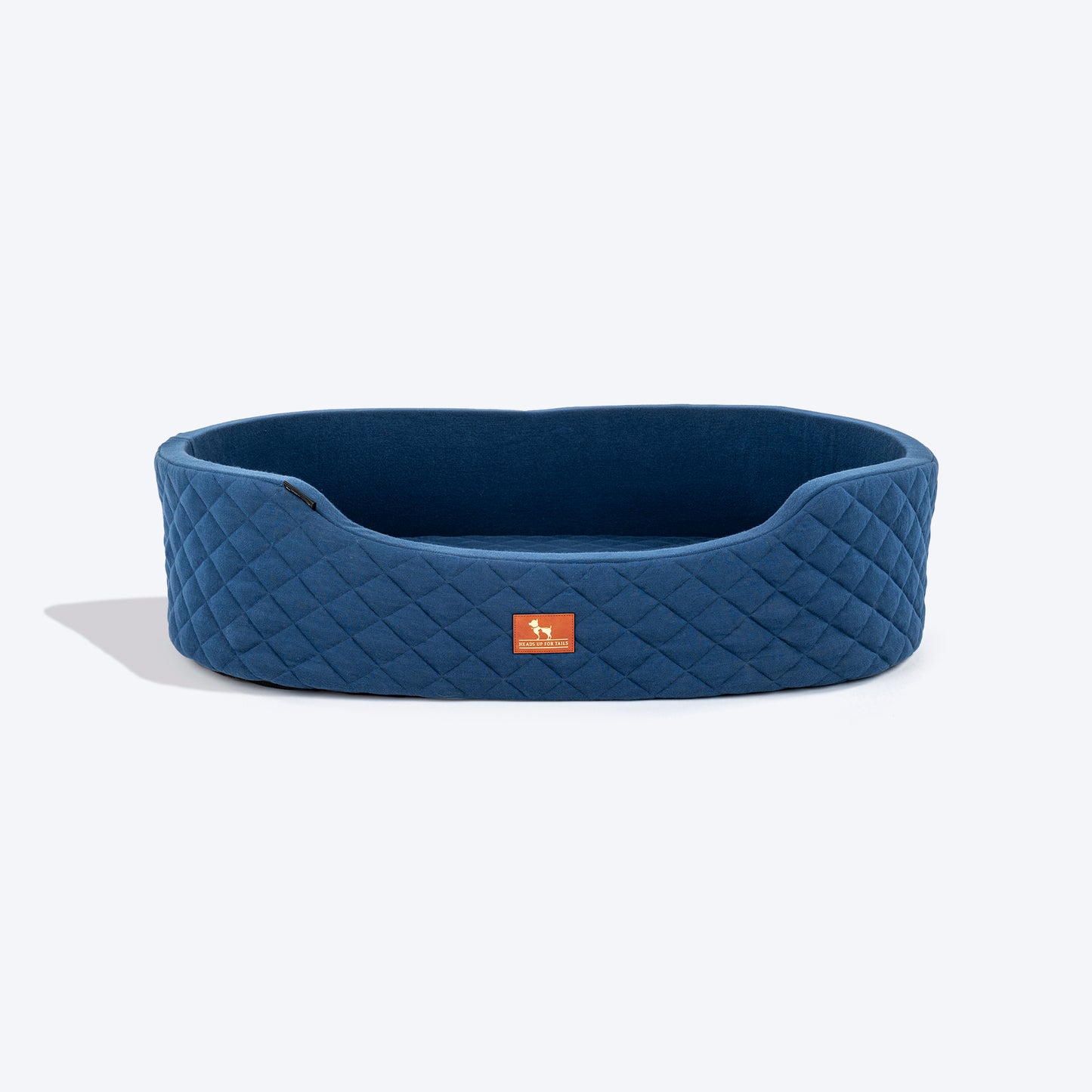 HUFT Quilted Basket Pet Bed - Egyptian Blue - Heads Up For Tails