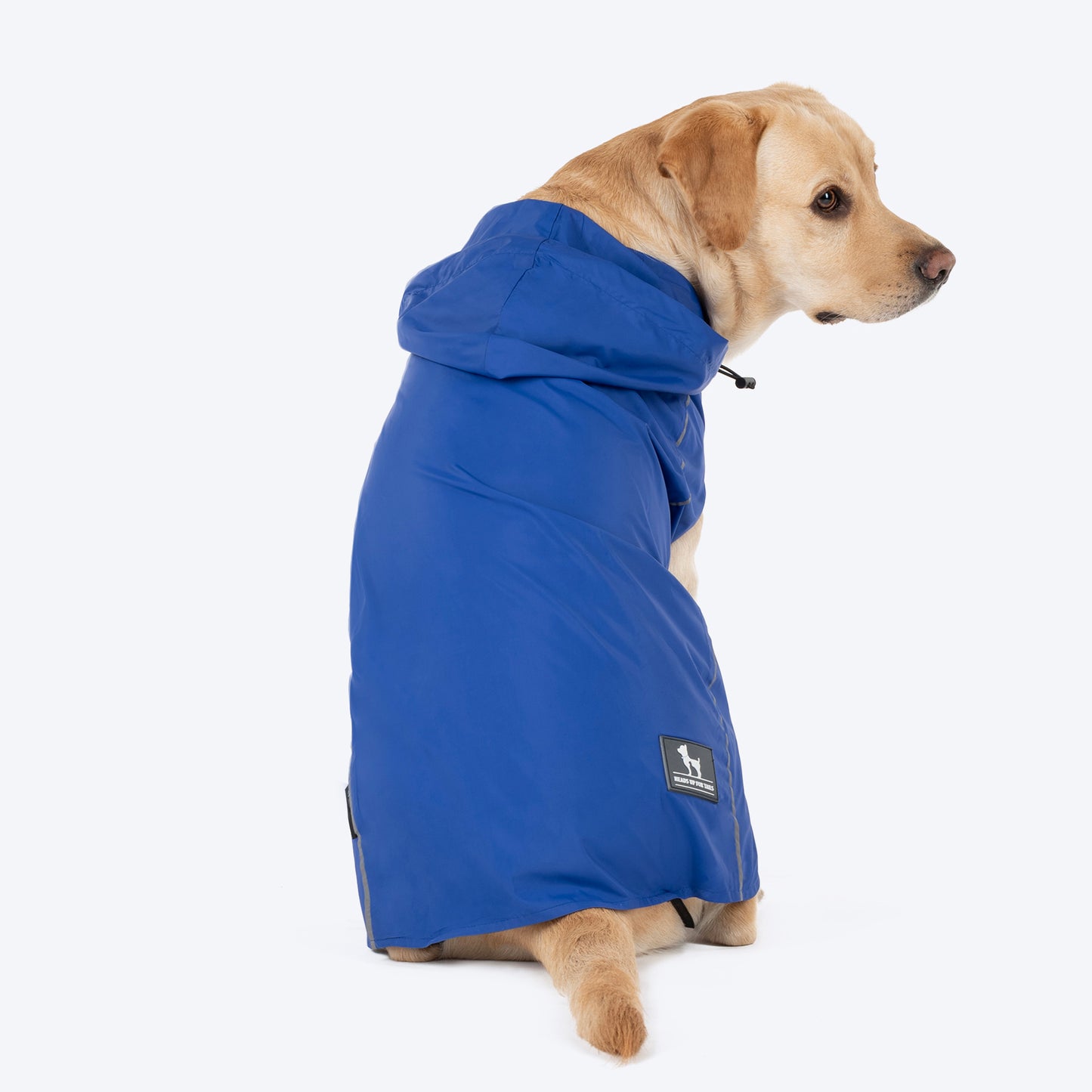 HUFT Rain Dancers Raincoats For Dog & Cat - Blue - Heads Up For Tails