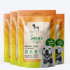 Sara's Doggie Treats Mango Chicken Jerky, 70 g, features high-protein, grain-free treats with natural ingredients.