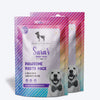 Sara's Doggie Treats Pawsome Party Pack, 200 gm, features 6 delicious variants for dogs, with a colorful packaging design.