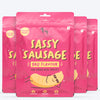 HUFT Sassy Sausage BBQ Air-Dried Dog Treats - Real Chicken - 100 gm - Heads Up For Tails