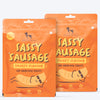HUFT Sassy Sausage Smokey Air-Dried Dog Treats - Real Chicken - 100gm - Heads Up For Tails