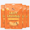 HUFT Sassy Sausage Smokey Air-Dried Dog Treats - Real Chicken - 100gm - Heads Up For Tails