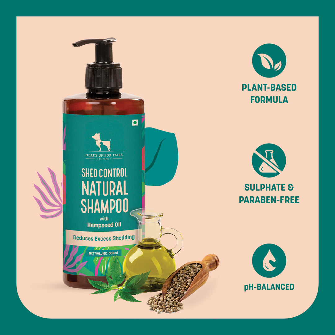 HUFT Shed Control Natural Shampoo For Dogs - Heads Up For Tails