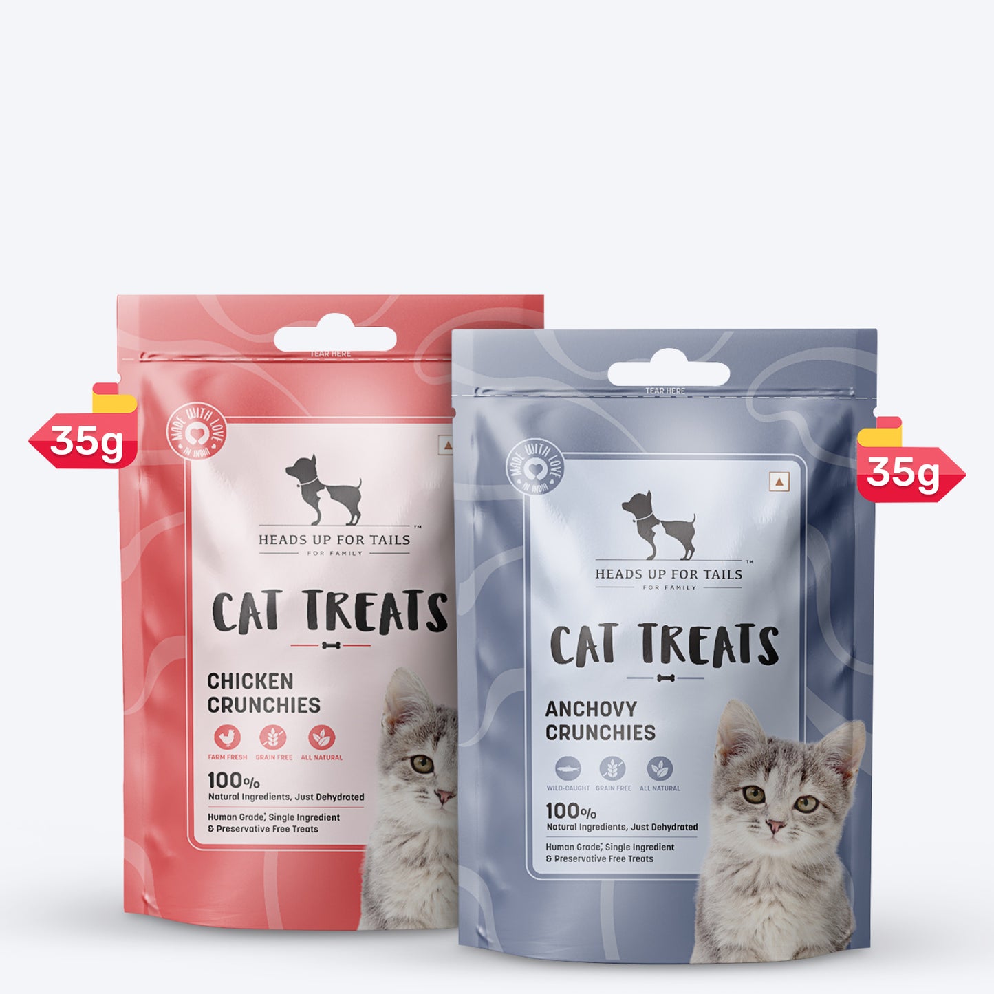 HUFT Surf & Turf Bites Cat Treats Combo - Heads Up For Tails