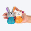 HUFT Fluffy Friends Plush Toys for Cat – Pack of 2 - Heads Up For Tails