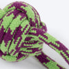HUFT Twin Loop Rope Toy For Dog - Purple & Green - Heads Up For Tails