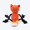 HUFT Phoebe The Fox Rope Toy For Dog - Orange & Black - Heads Up For Tails