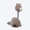HUFT Long-Ey Donkey Squeaky Plush Toy For Dog - Brown - Heads Up For Tails