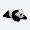 HUFT Wild Pando Squeaky Plush Toy For Dog - Black & White - Heads Up For Tails
