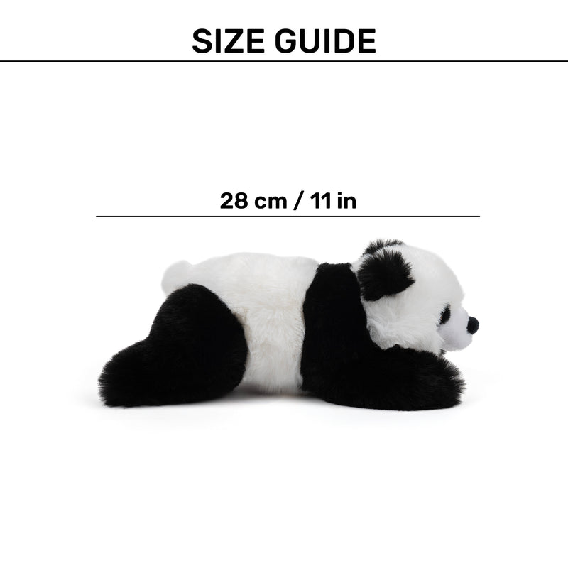 HUFT Wild Pando Squeaky Plush Toy For Dog - Black & White - Heads Up For Tails