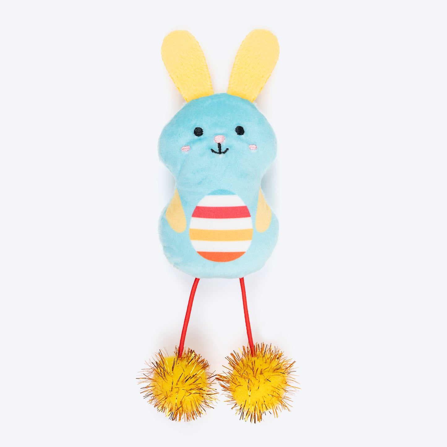 HUFT Hoppity Plush Toy With Catnip For Cat - Multicolor - Heads Up For Tails