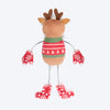 HUFT Merry Buddies Plush Toys With Catnip For Cat - Beige & Red - Set Of 2 - Heads Up For Tails