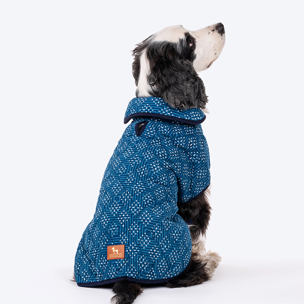 HUFT The Indian Collective Ambar Indigo Dog Jacket - Heads Up For Tails