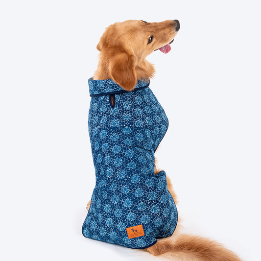HUFT The Indian Collective Tara Sitara Indigo Dog Jacket - Heads Up For Tails