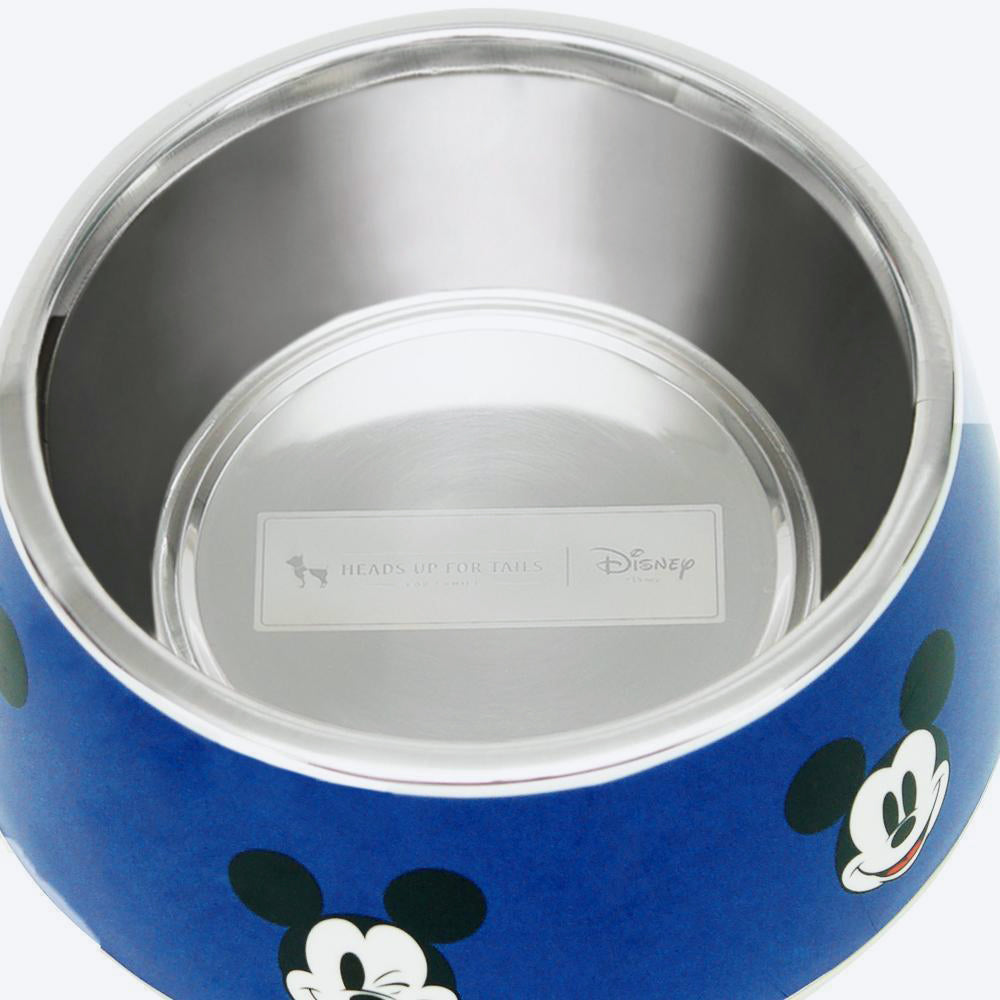 HUFT X©Disney Mickey Dinner Dog Bowl - Heads Up For Tails