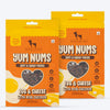 HUFT Yum Nums Soft & Chewy Sticks Egg & Cheese With Real Chicken Treat For Dogs - Heads Up For Tails