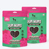 HUFT Yum Nums Soft & Chewy Sticks Strawberry with Real Chicken Treat For Dogs - Heads Up For Tails