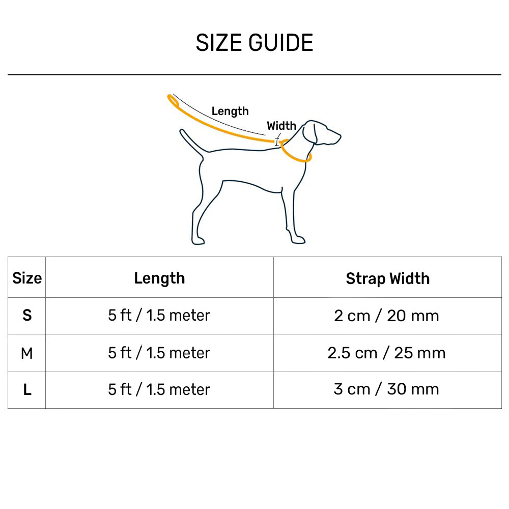 HUFT Basics Dog Leash - Classic Black - Heads Up For Tails