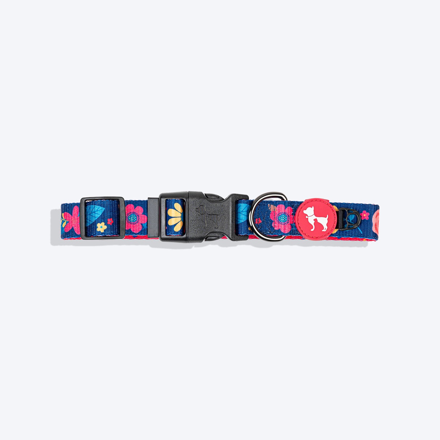 HUFT Bloomscape Collar For Dog - Navy - Heads Up For Tails