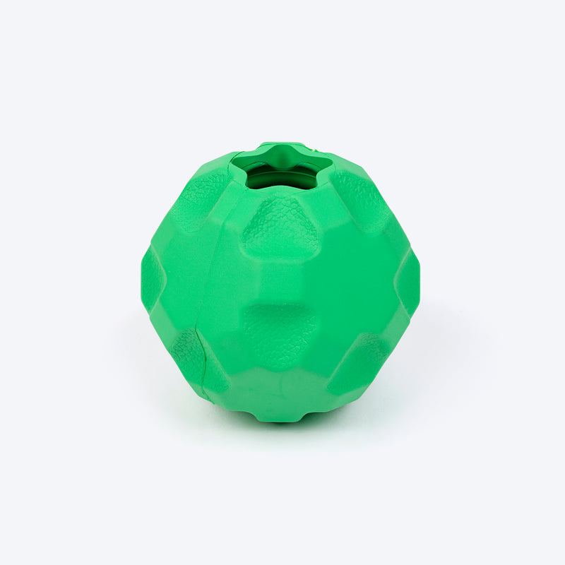 HUFT Chewtastic Baller Chew Toy For Dog - Green - Heads Up For Tails