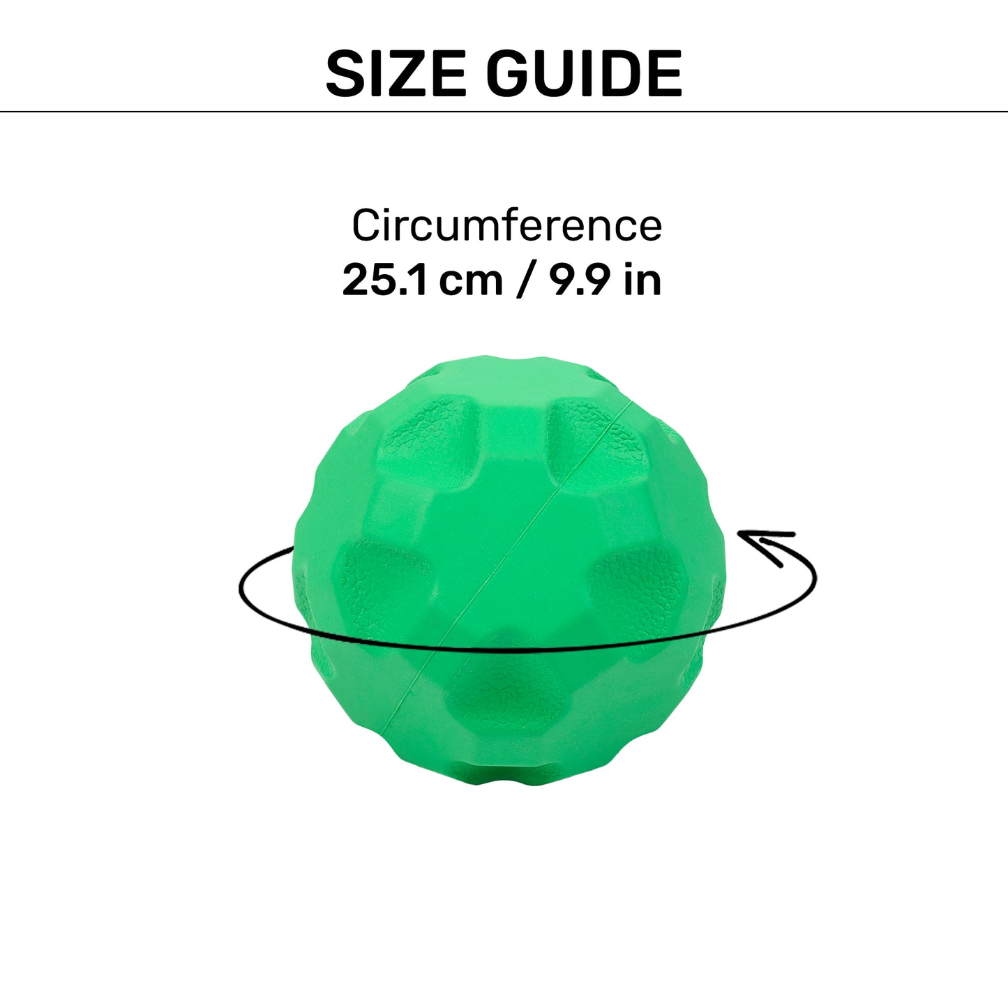 HUFT Chewtastic Baller Chew Toy For Dog - Green - Heads Up For Tails