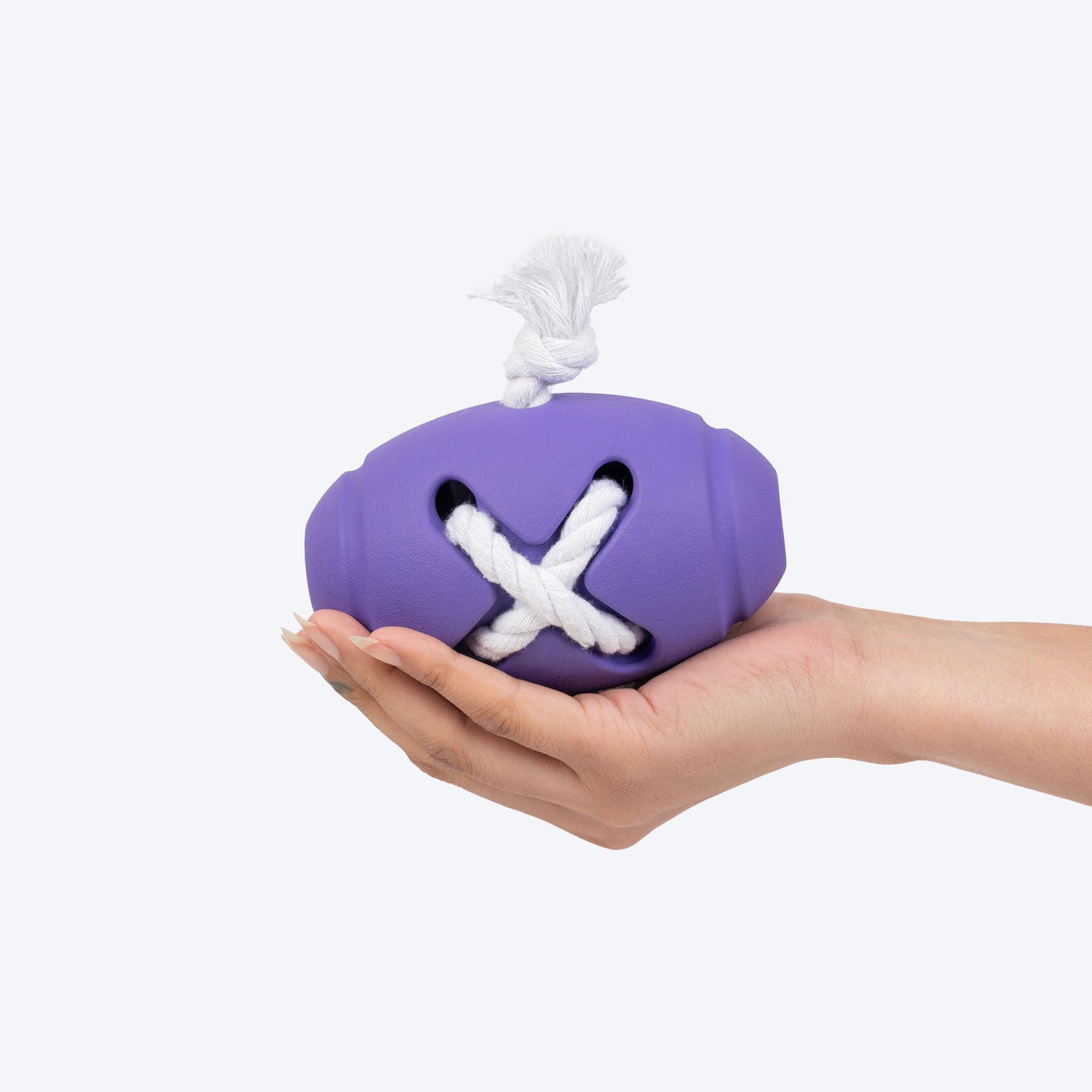 HUFT Chewtastic Cross-N-Chew Toy For Dog - Purple - Heads Up For Tails