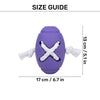 HUFT Chewtastic Cross-N-Chew Toy For Dog - Purple - Heads Up For Tails