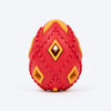 HUFT Chewtastic Eggs-Tra Chew Toy For Dog - Red & Yellow - Heads Up For Tails