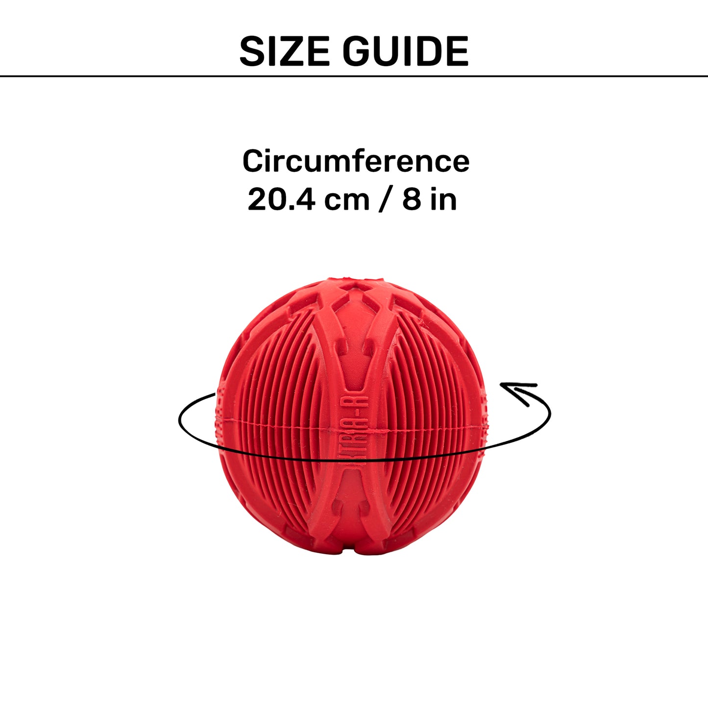 HUFT Chewtastic Mighty Super Sturdy Ball Toy For Dog - Red_04
