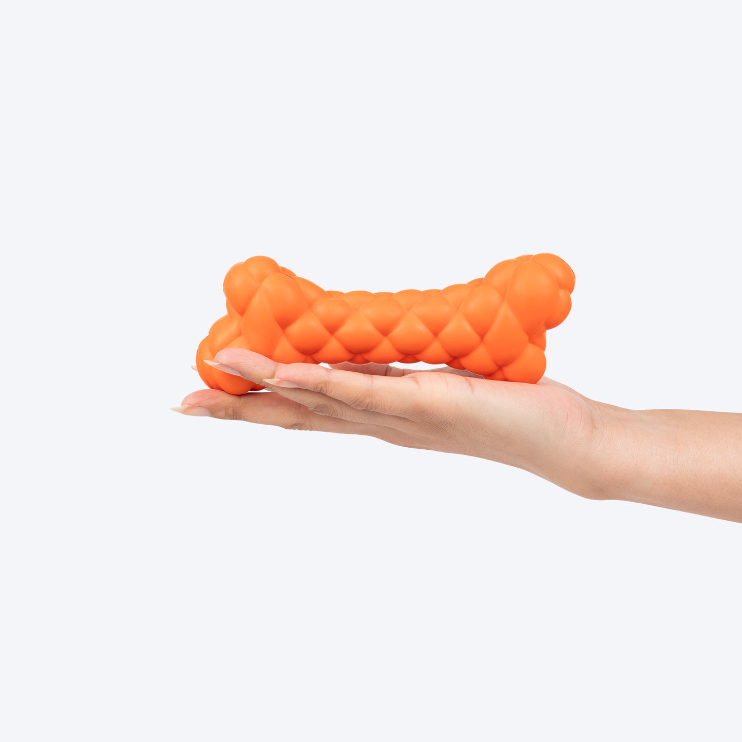 HUFT Chewtastic Puff Chew Toy For Dog - Orange - Heads Up For Tails