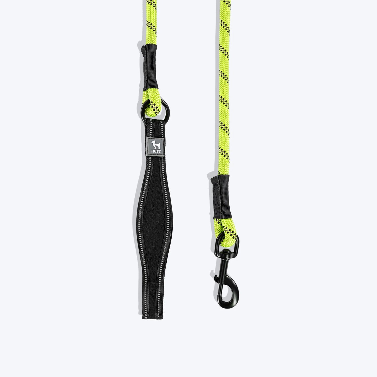 HUFT Classic Rope Leash For Dog - Neon Green - M - 5 ft_01