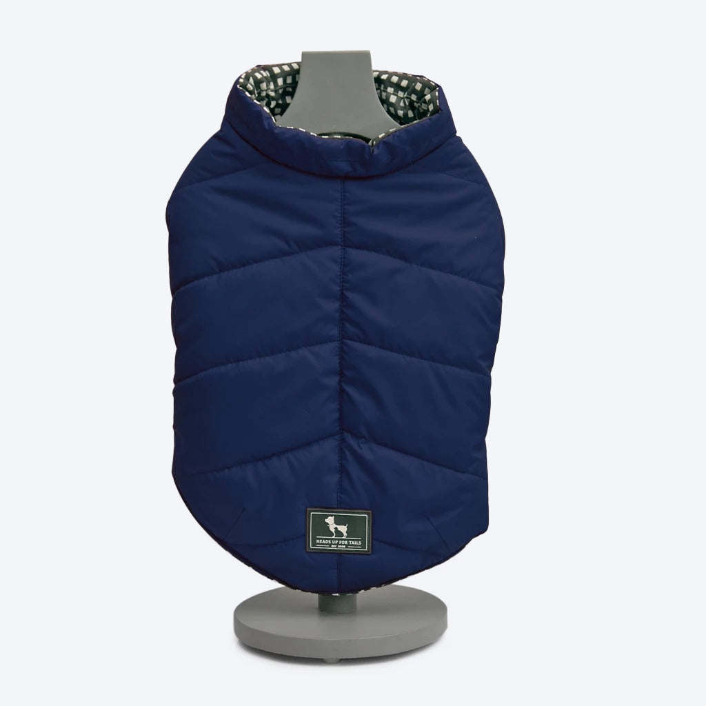 HUFT Cozy Pupper Dog Jacket - Blue - Heads Up For Tails