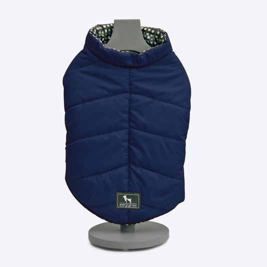 HUFT Cozy Pupper Dog Jacket - Blue - Heads Up For Tails